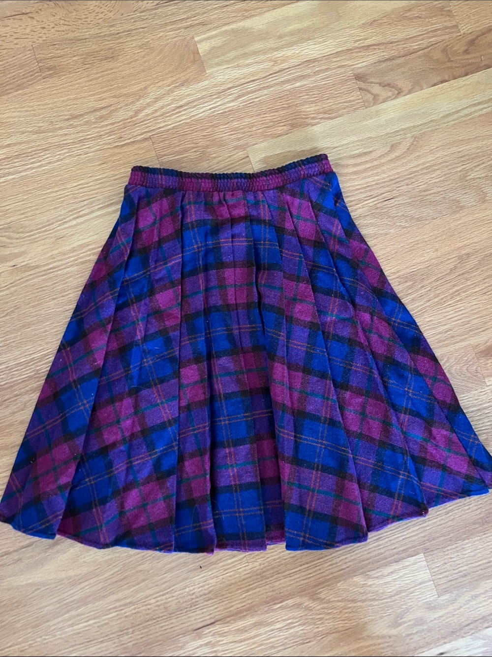 Vintage wool blend made in the USA skirt girls size 10